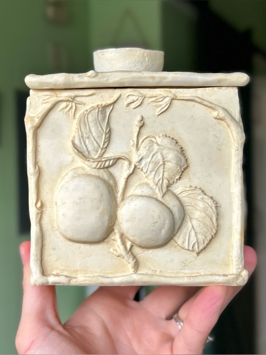 Other - Rustic + Textured Floral Featured Cottagecore Trinket Box